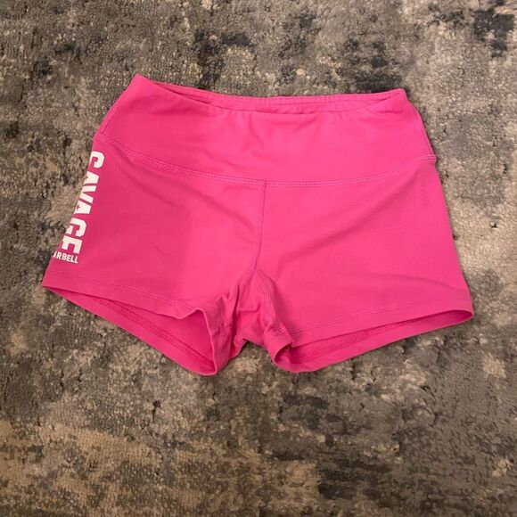 Savage Barbell Hot Pink CrossFit Shorts, SZ XS